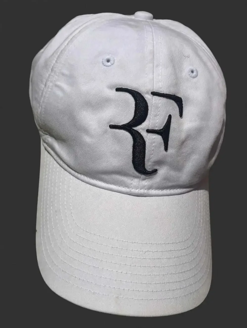 Nike Roger Federer RF Legacy91 Dri-FIT White Adjustable Tennis Hat Cap